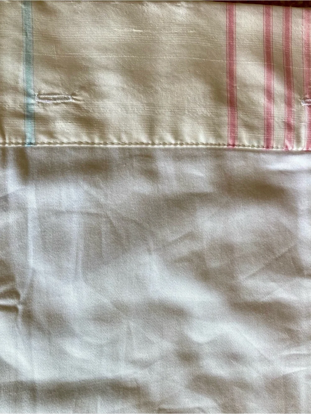 NWOT Pottery Barn Kids 50” x 63” curtain panel featuring a 100% silk panel